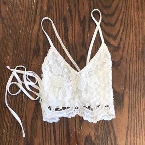 Crop Top with Tie Back